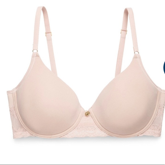 Josie Natori Bliss Perfection Contour Underwire Bra Nude Size 36B - Picture 2 of 9